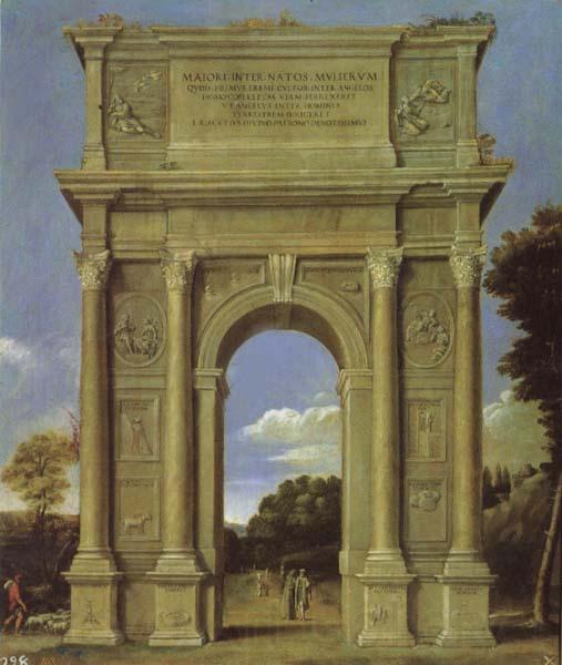 Domenico Ghirlandaio Triumphal Arch Norge oil painting art